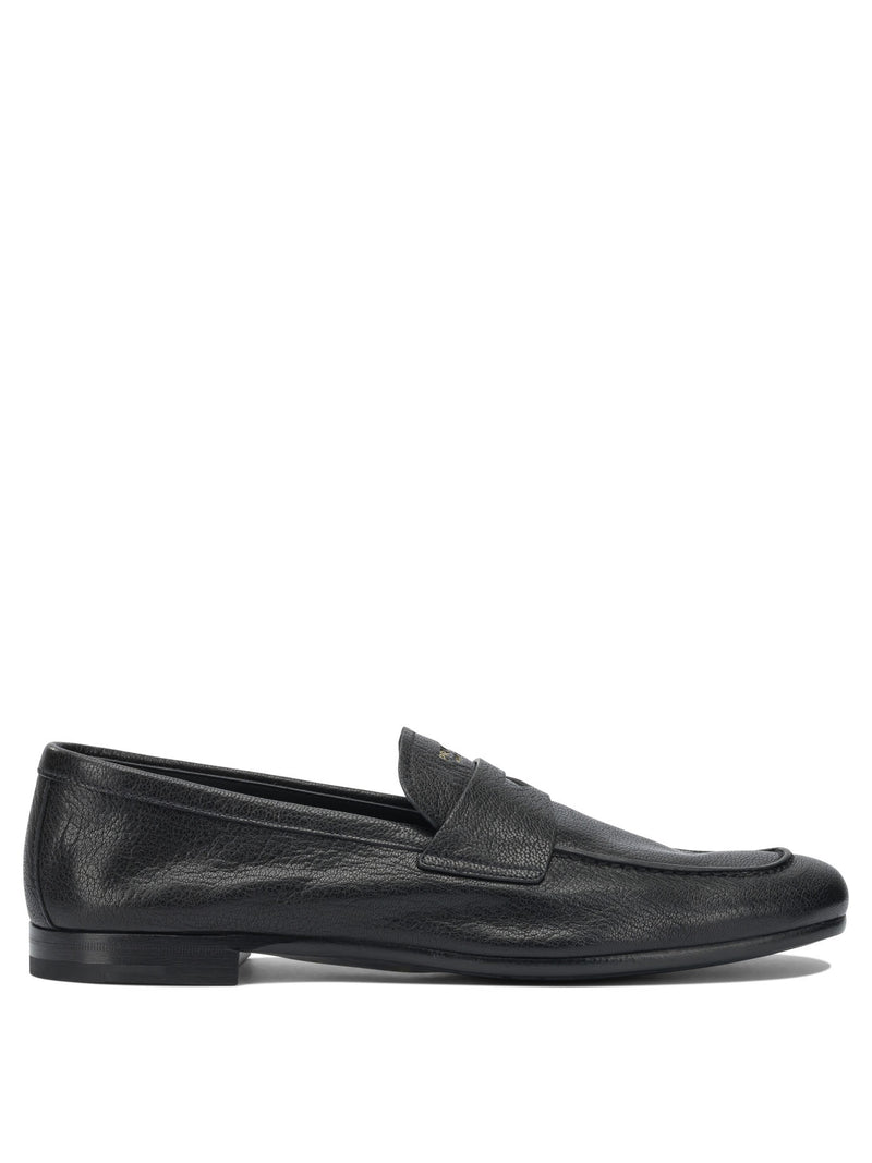Prada Mocasines de piel Prada para hombre - Negro - World Class Fashion