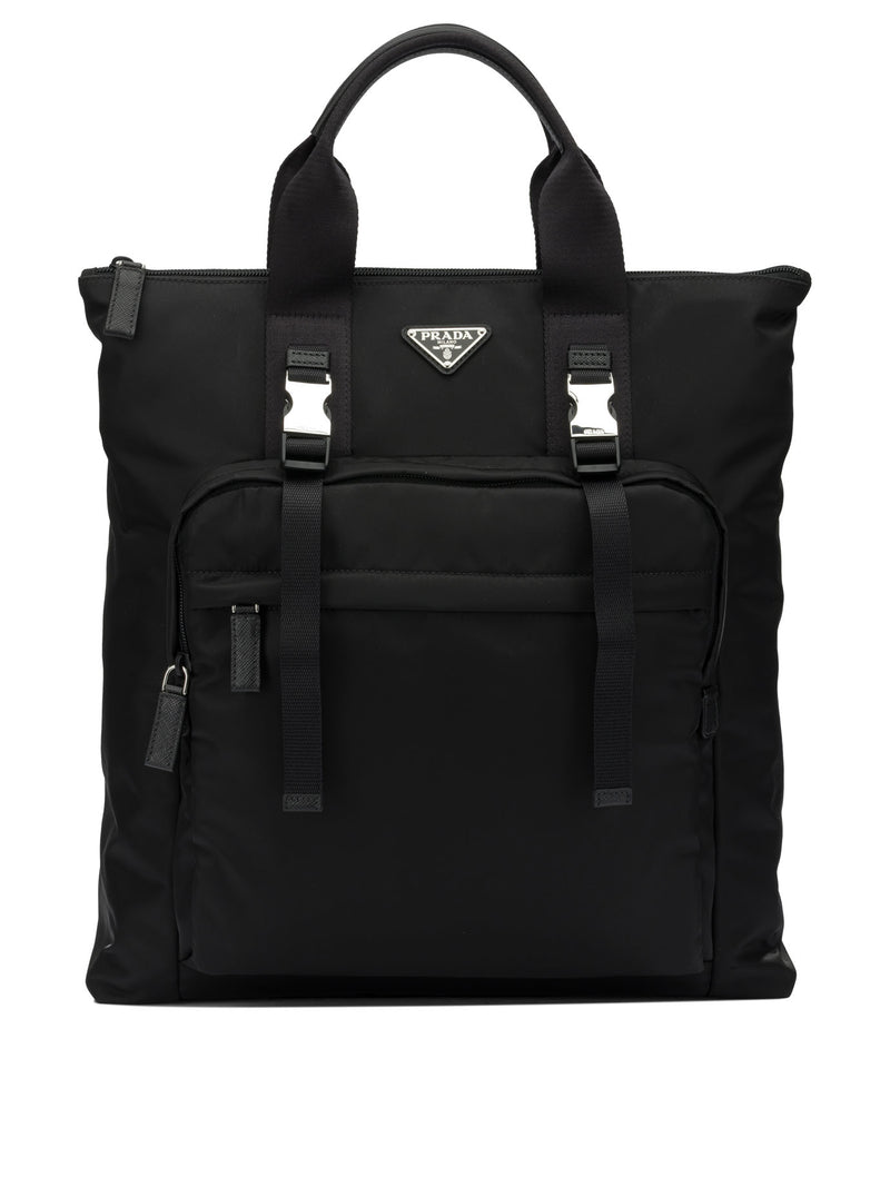 Prada Prada Medium Backpack Re-Nylon Black Men - World Class Fashion
