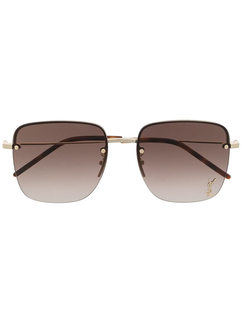 Saint Laurent Gafas de sol Saint Laurent SL 312 M Marrón - World Class Fashion