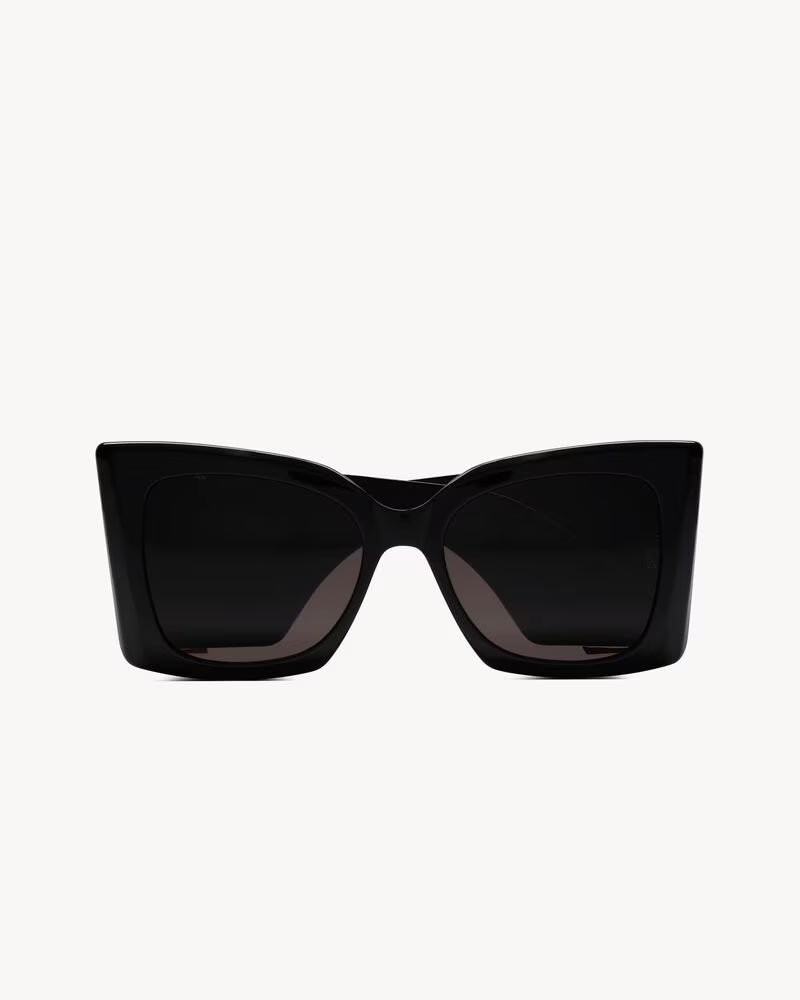 Saint Laurent Saint Laurent SL M119 Blaze Sunglasses Black - World Class Fashion