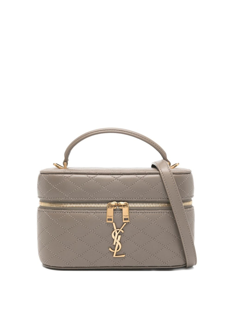Saint Laurent Saint Laurent Gaby Vanity Case Brown - World Class Fashion