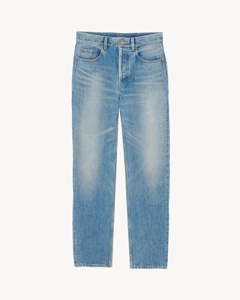 Saint Laurent Saint Laurent Mick Long Jeans Blue - World Class Fashion