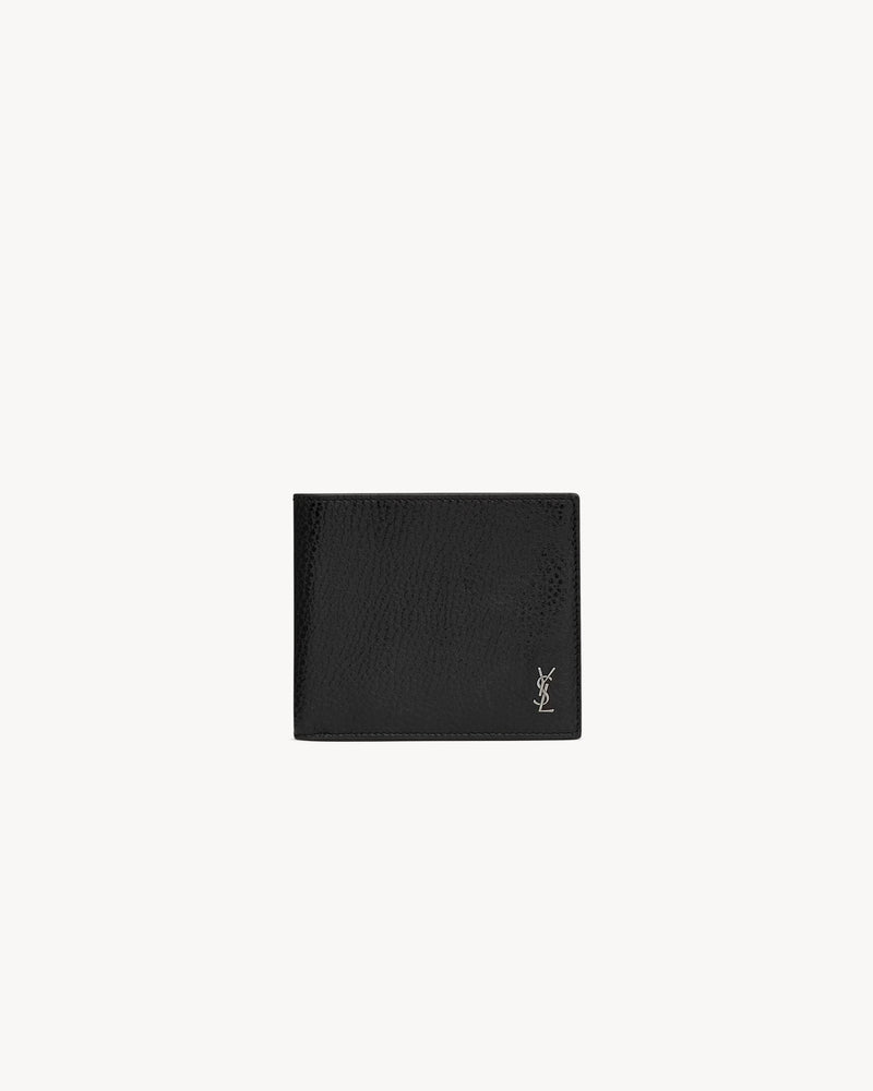 Saint Laurent Saint Laurent Tiny Cassandre East/West Wallet Black - World Class Fashion