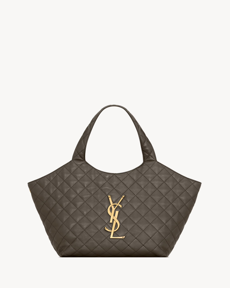 Saint Laurent Saint Laurent Icare Medium Shoulder Bag Grey - World Class Fashion