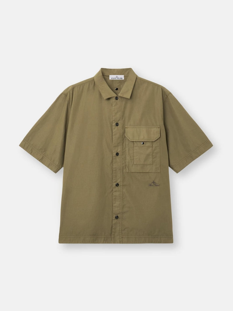 Stone Island Stone Island Short Sleeves Shirt Green Men - World Class Fashion