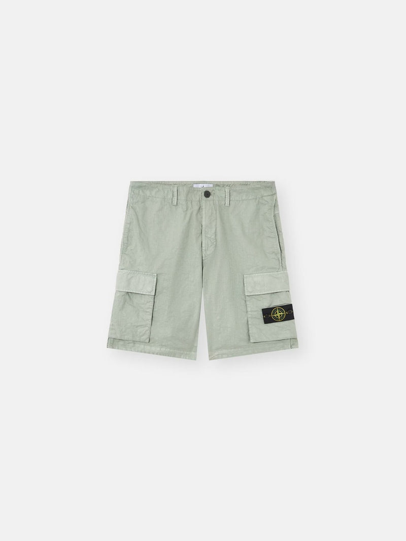 Stone Island Stone Island Wide Leg Cargo Shorts Green Men - World Class Fashion