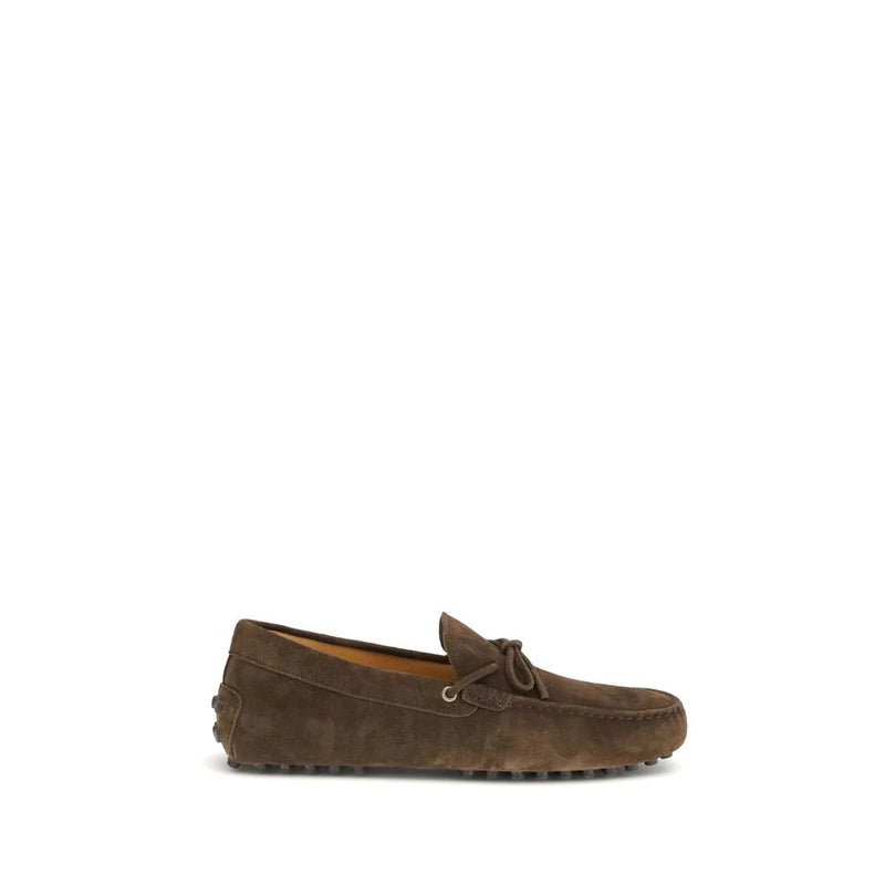 Tod’s Mocasines Tod's Gommino con cordones para hombre, color marrón - World Class Fashion