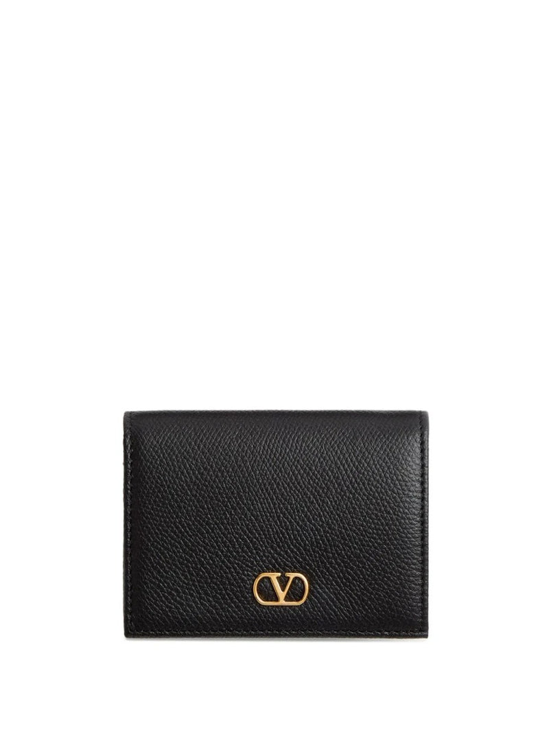 Valentino Garavani Valentino Garavani Vlogo Signature Wallet Black - World Class Fashion
