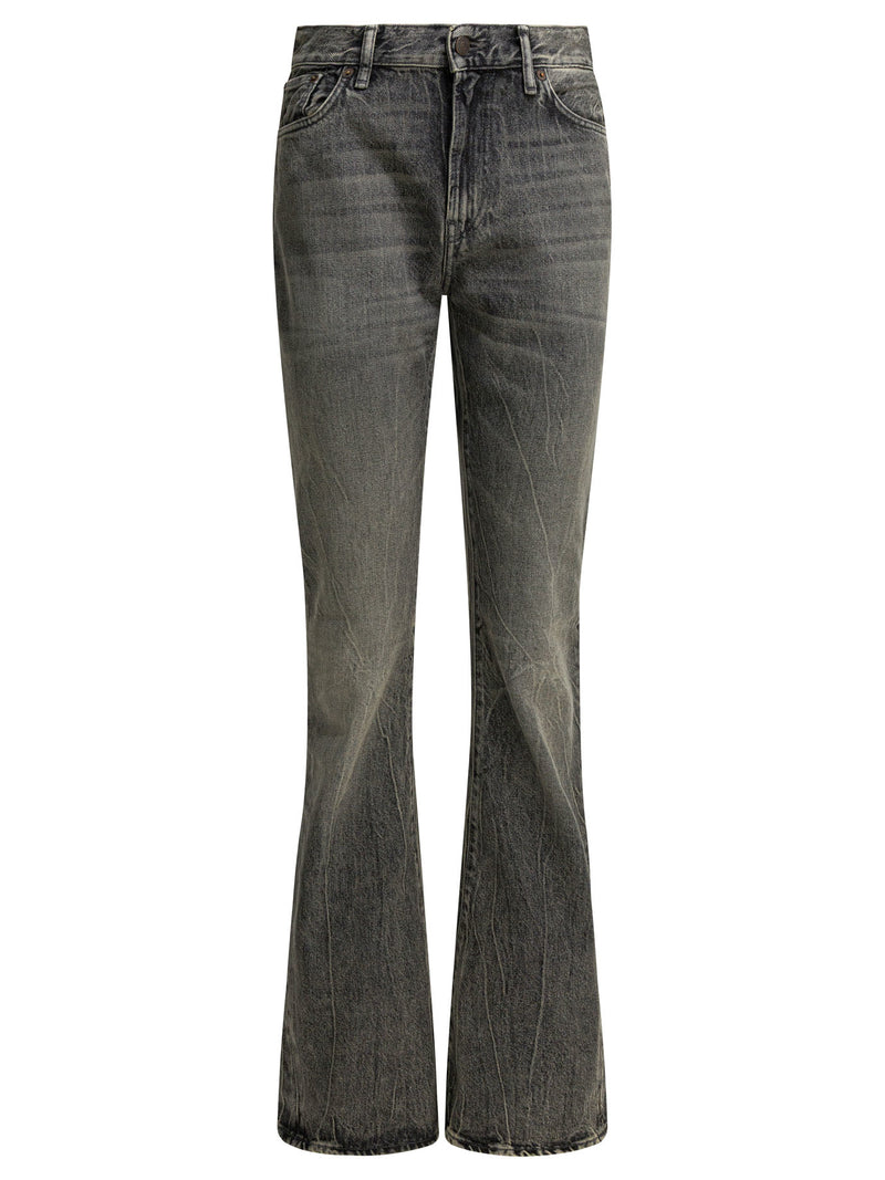 Acne Studios Acne Studios Gothik Flared Jeans Black - World Class Fashion