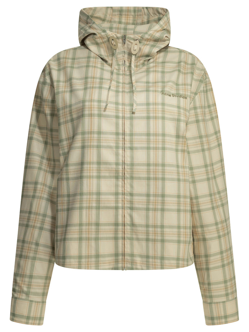 Acne Studios Acne Studios Women's Green Organic Cotton Jacket - World Class Fashion