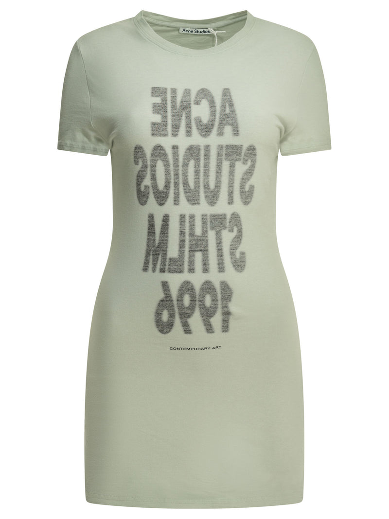 Acne Studios Acne Studios Organic Cotton T-Shirt Green Women - World Class Fashion