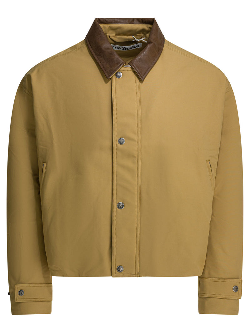 Acne Studios Acne Studios Organic Cotton Jacket Beige Men - World Class Fashion
