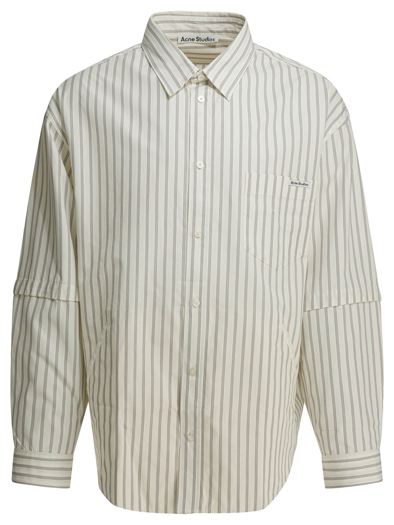 Acne Studios Acne Studios Organic Cotton Shirt White Men - World Class Fashion