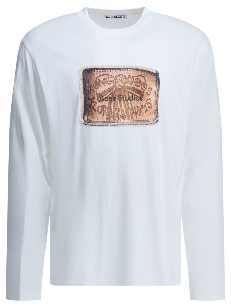Acne Studios Acne Studios Organic Cotton T-Shirt White Men - World Class Fashion