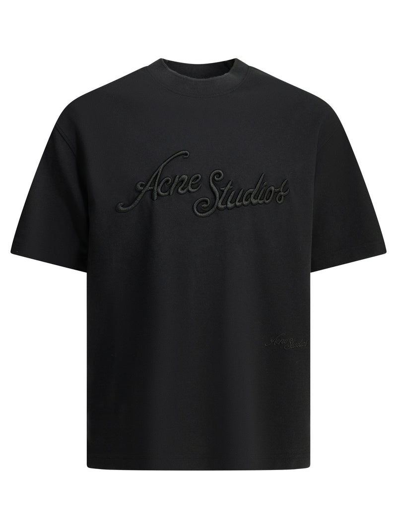 Acne Studios Acne Studios Organic Cotton T-Shirt Black - World Class Fashion