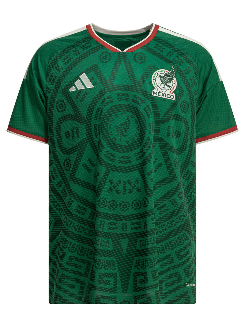 Adidas Originals Adidas Originals Home Mexico 26 V-neck T-shirt Green - World Class Fashion
