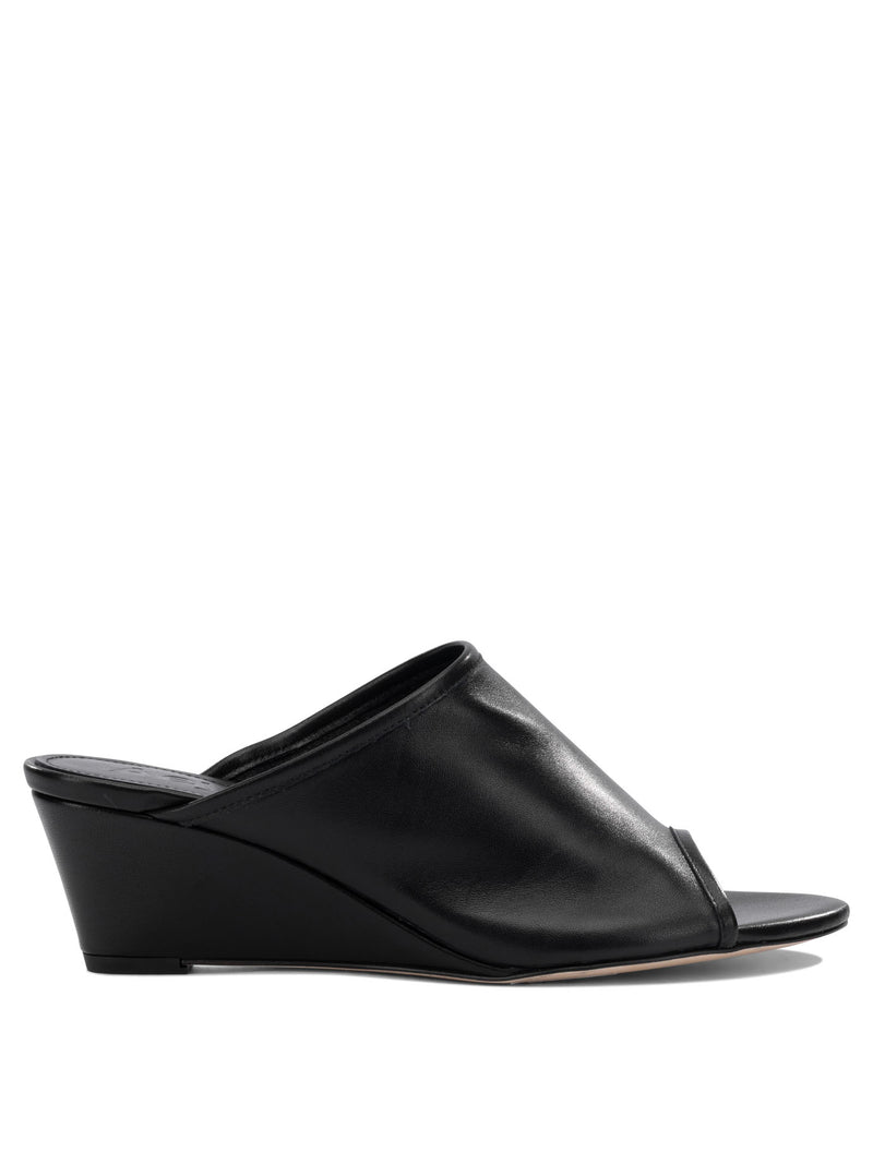 Aeyde Aeyde Suzanne 50mm Heeled Sandals Black - World Class Fashion