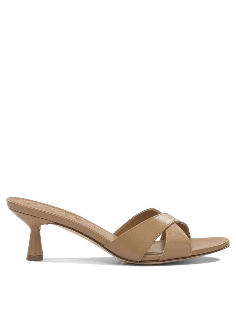 Aeyde Aeyde Vero Heeled Sandals Brown Women - World Class Fashion