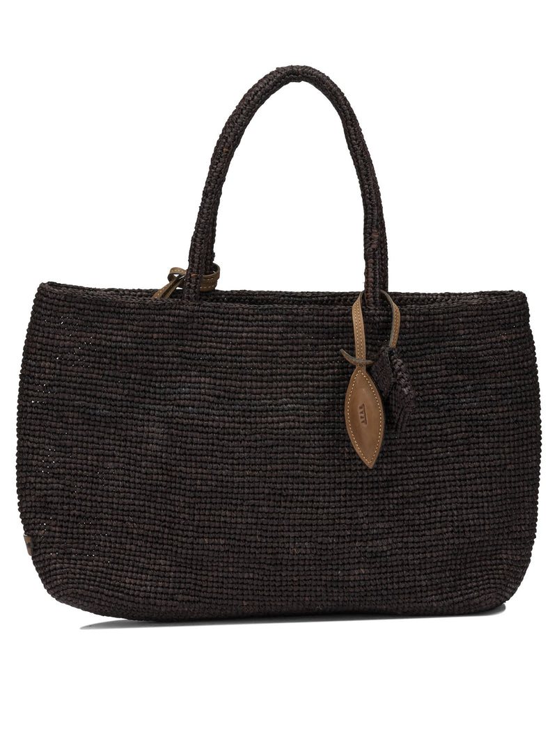Afar Afar ALMA MEDIUMEBONY Shoulder Bag Brown - World Class Fashion