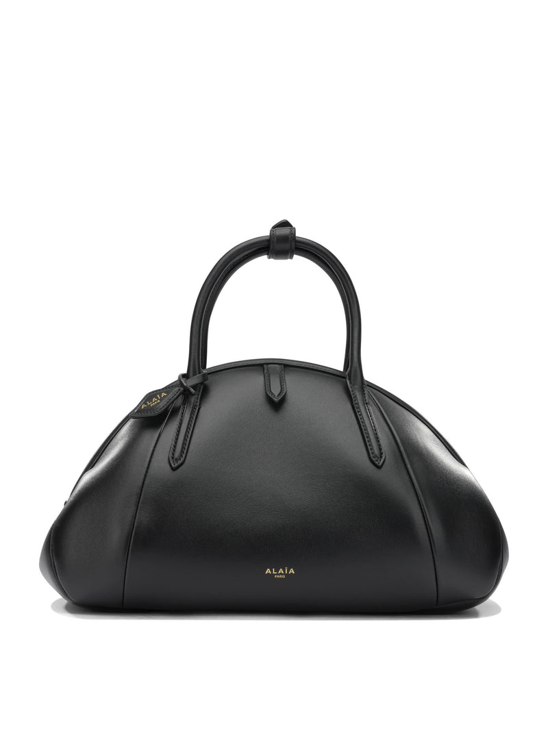 Alaia Alaïa Medium Top Handle Handbag Black - World Class Fashion