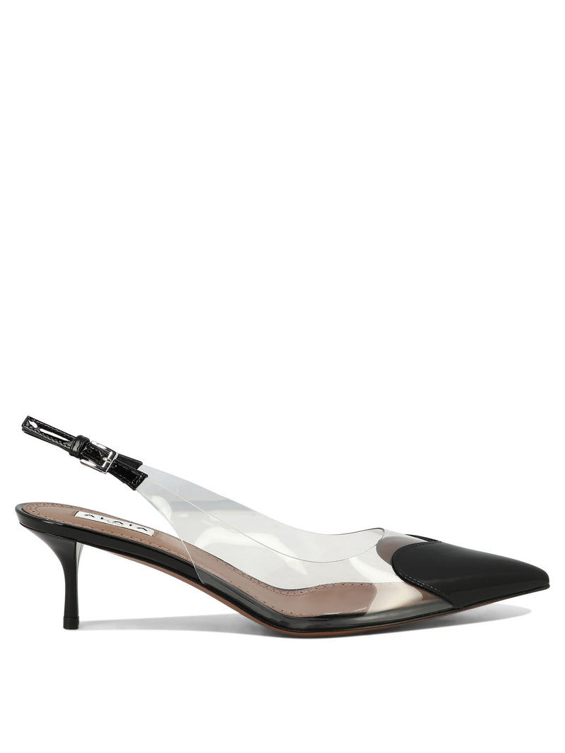 Alaia Alaïa Cœur 55mm Slingbacks Black Women - World Class Fashion