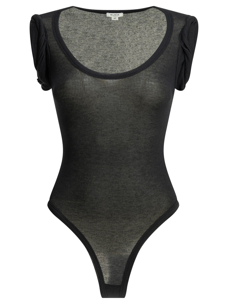 Alaia Alaïa Cashmere Blend Bodysuit Black Women - World Class Fashion