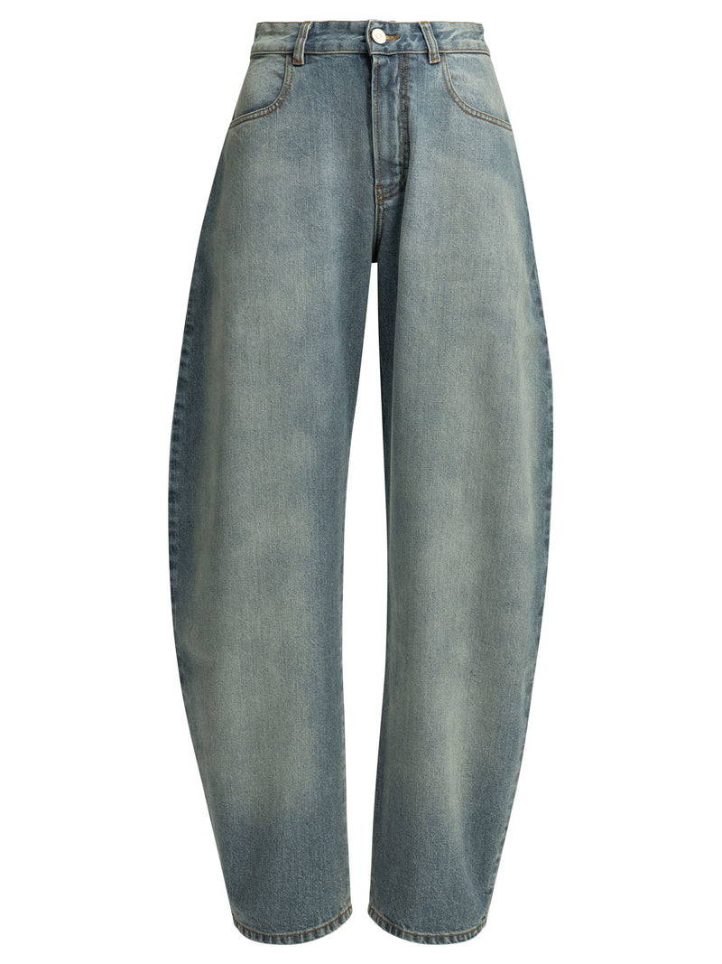 Alaia Alaïa Jeans de pierna ancha azul claro para mujer - World Class Fashion