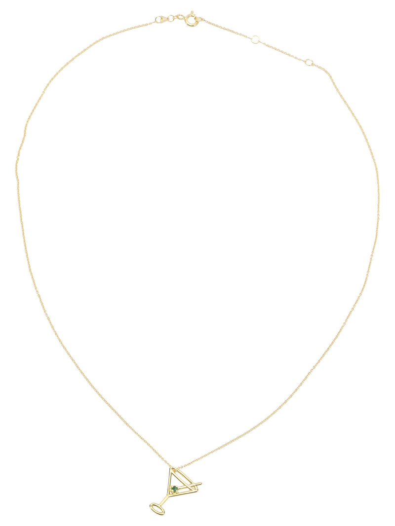 Aliita Aliita Martini Esmeralda Necklace Gold - World Class Fashion
