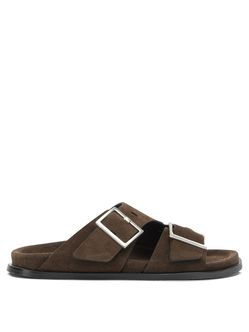 Alohas Alohas Brown Suede Women Sandals - World Class Fashion