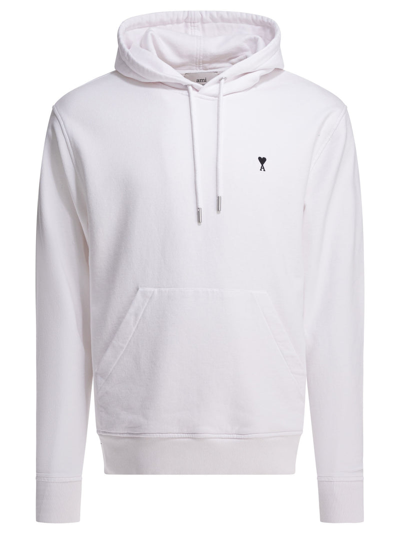 AMI Paris Sudadera con capucha AMI Paris Blanca para hombre - World Class Fashion