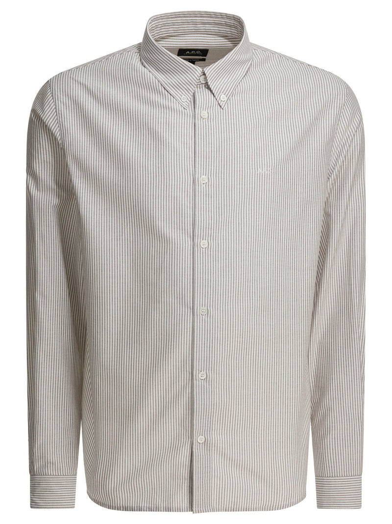 A.P.C. A.P.C. Greg Shirt Green Men - World Class Fashion