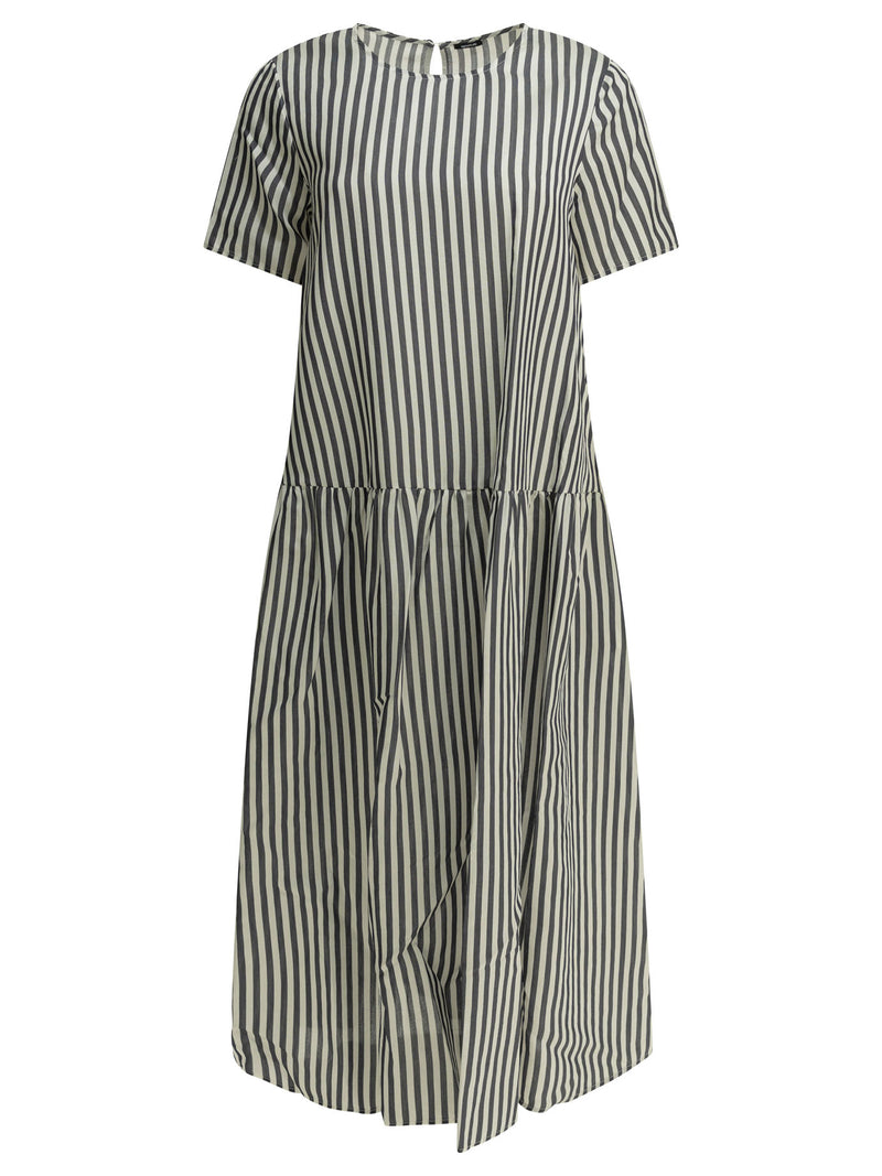 Apuntob Apuntob Cotton Silk Dress Black Women - World Class Fashion