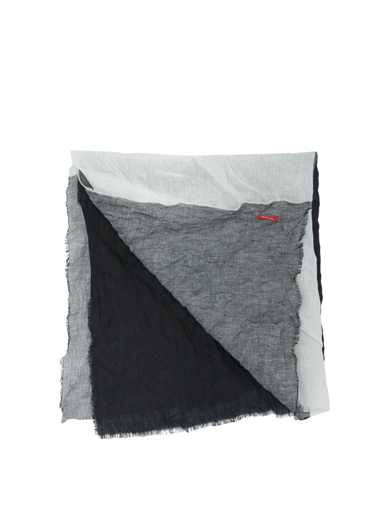 Apuntob Apuntob Women's Black Linen Scarves - World Class Fashion