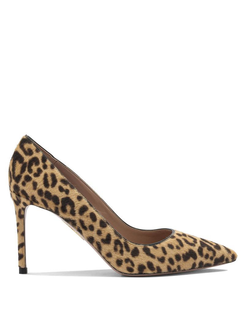 Aquazzura Zapatos de tacón Aquazzura de cuero color beige para mujer - World Class Fashion