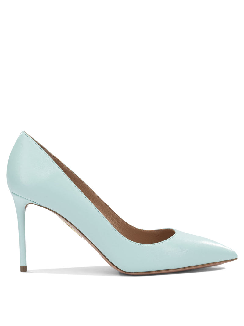 Aquazzura Aquazzura Purist Pump 85 Azul Claro Mujer - World Class Fashion