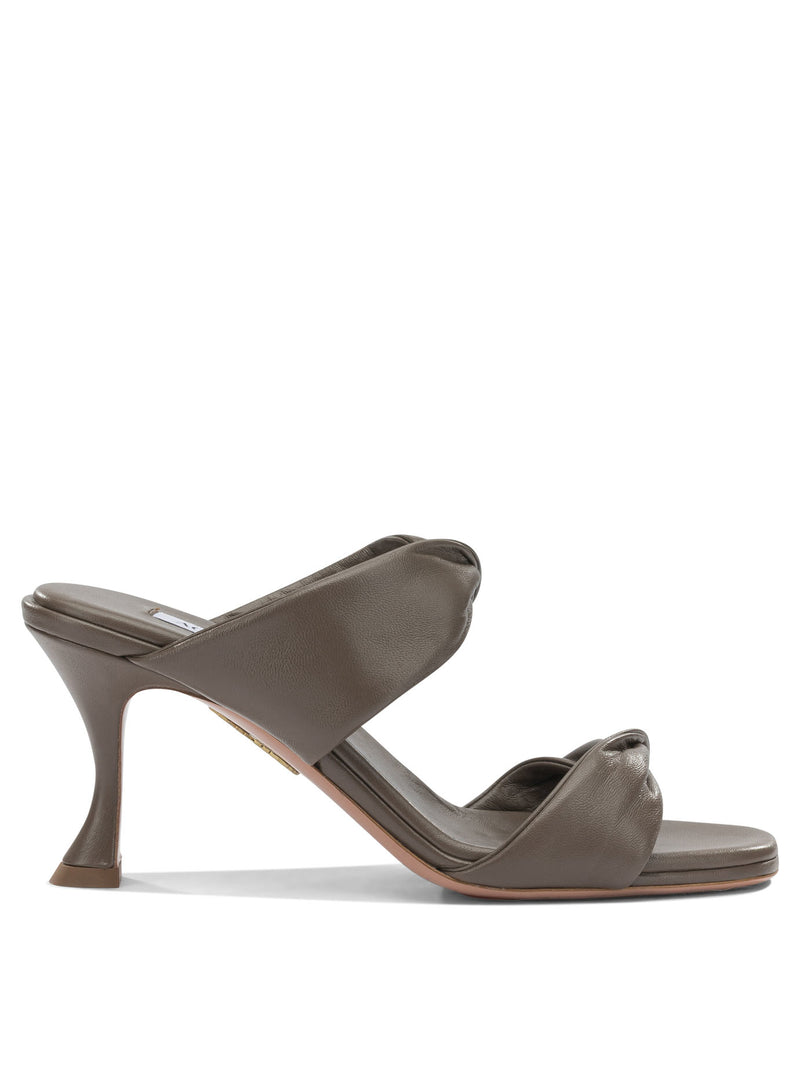 Aquazzura Aquazzura Twist 75mm Heeled Sandals Brown Women - World Class Fashion