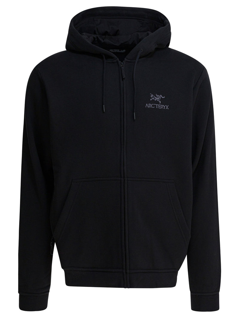Arc'teryx Arc'teryx Emblem Sudadera con capucha Fz Hombre Negro - World Class Fashion