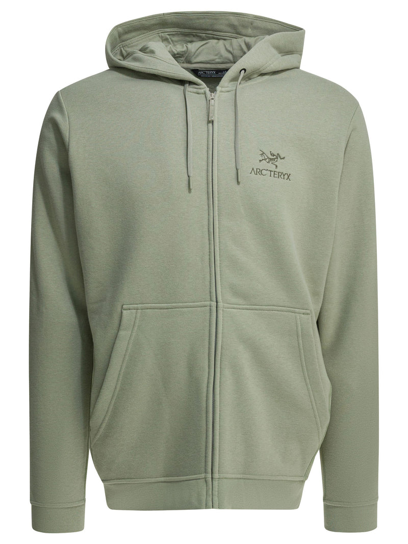Arc'teryx Sudadera con capucha y cremallera completa Arc'teryx Emblem FZ para hombre, color verde - World Class Fashion