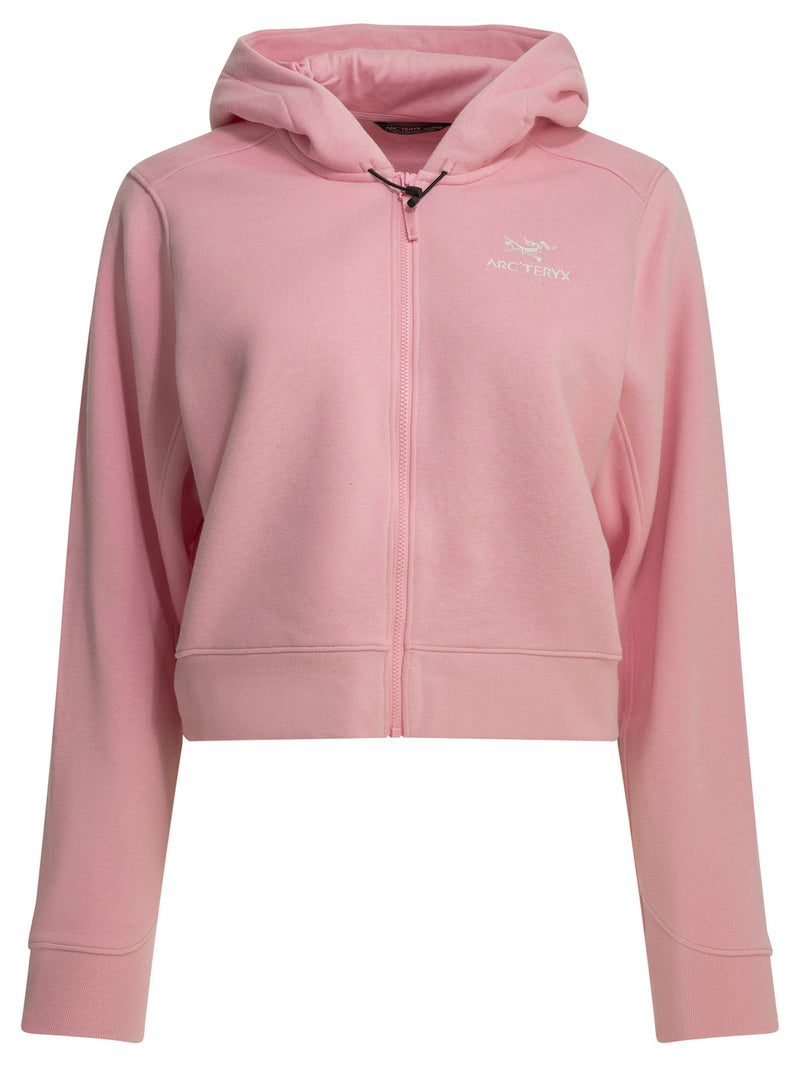 Arc'teryx Arc'teryx Emblem Fleece Hoodie Pink Women - World Class Fashion