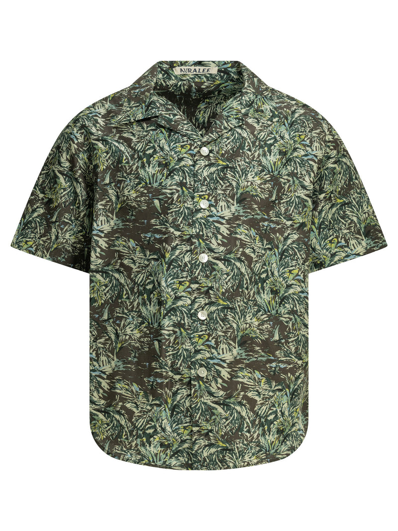 Auralee Auralee Silk Shirt Dark Brown Men - World Class Fashion