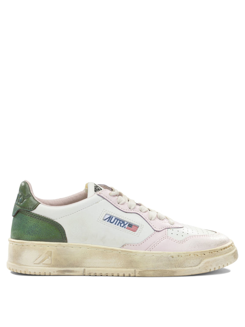 Autry Autry Medalist Low Super Vintage Sneakers Multicolor - World Class Fashion