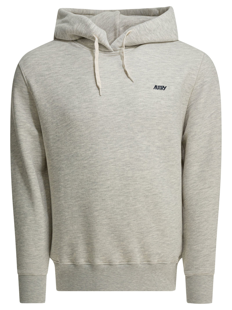Autry Sudadera de hombre Autry de mezcla de algodón gris - World Class Fashion