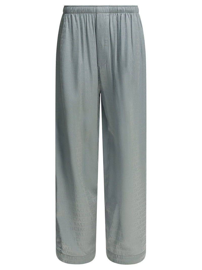 Balenciaga Balenciaga Grey Viscose Trousers Women - World Class Fashion