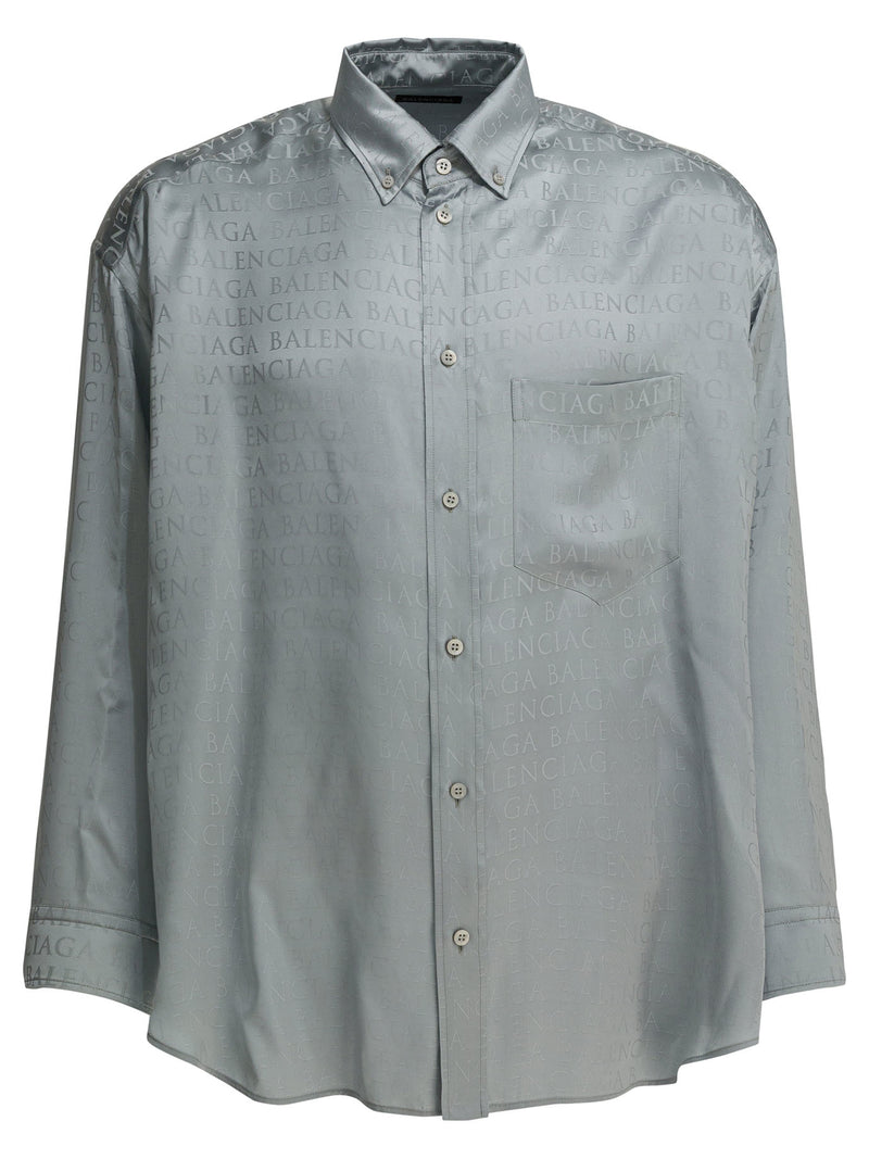 Balenciaga Balenciaga Cocoon Casual Shirt Grey Women - World Class Fashion