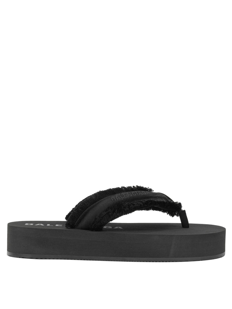 Balenciaga Balenciaga Jet Leg Low Sandals Black Women - World Class Fashion