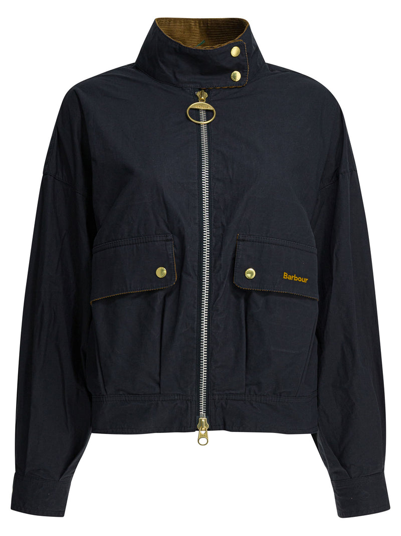 Barbour Chaqueta de algodón azul para mujer Barbour LCA0397LCANY71 - World Class Fashion