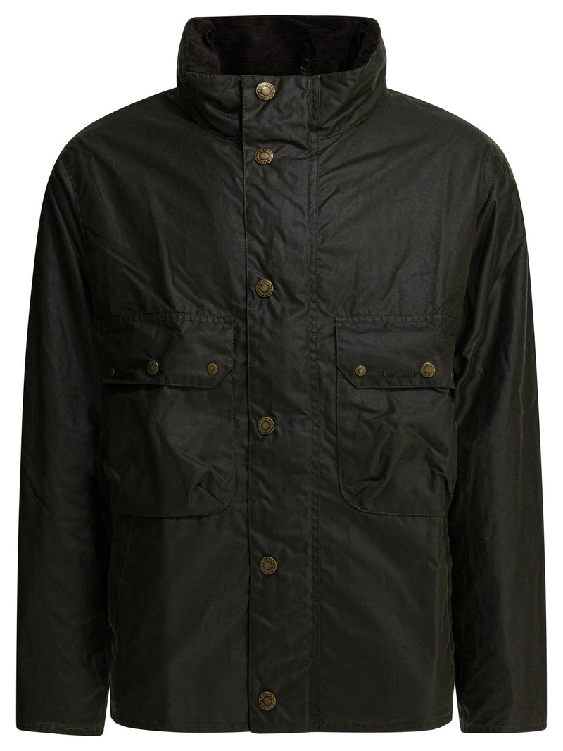 Barbour Barbour Waxed Cotton Jacket Green Men - World Class Fashion