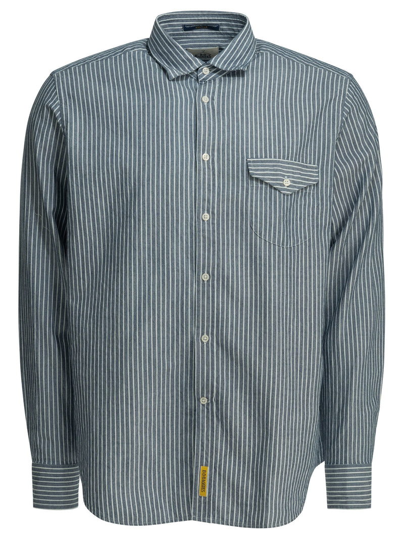 Bd Baggies Bd Baggies Bradford Casual Shirt Blue Men - World Class Fashion