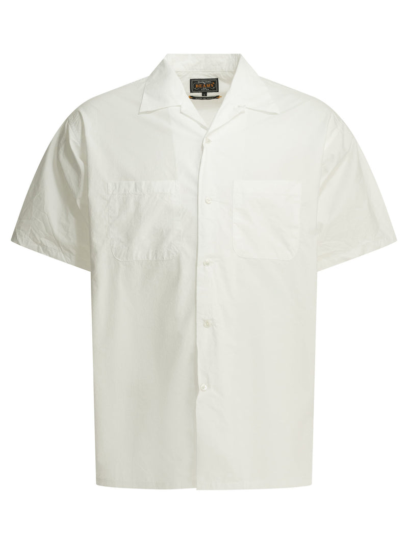 Beams Plus Beams Plus Pima Cotton Casual Shirt White - World Class Fashion