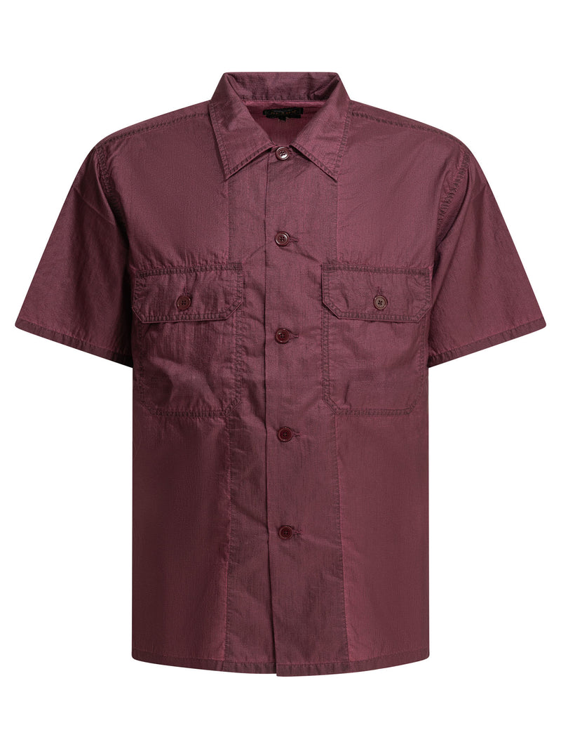Beams Plus Beams Plus Military Shirt Fuchsia Men - World Class Fashion